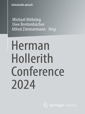cover image of Herman Hollerith Conference 2024
